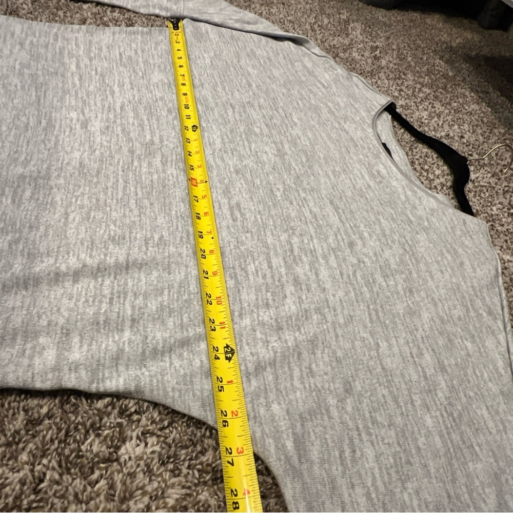 White House Black Market Gray Tunic Top - Picture 9 of 11